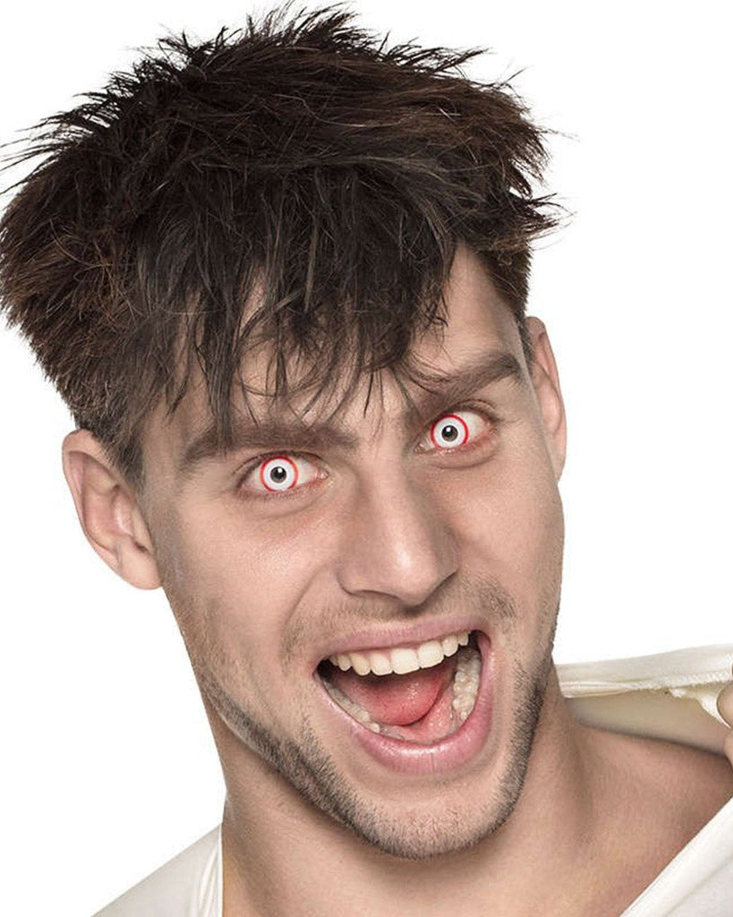 Zombie Kontaktlinsen - Weiße Iris