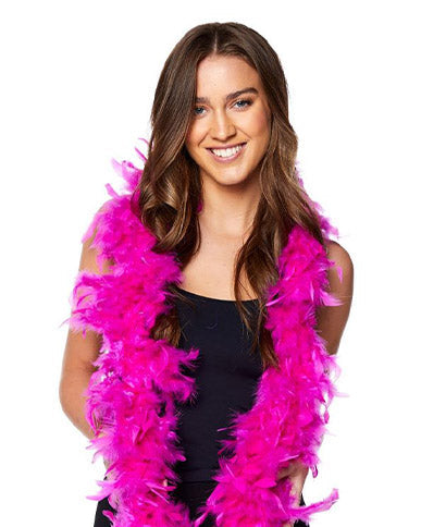 Neon Rosa Federboa