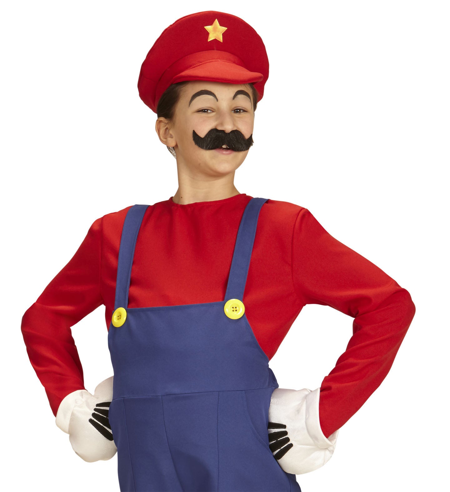 Klempner Mütze mit Stern rot - 2