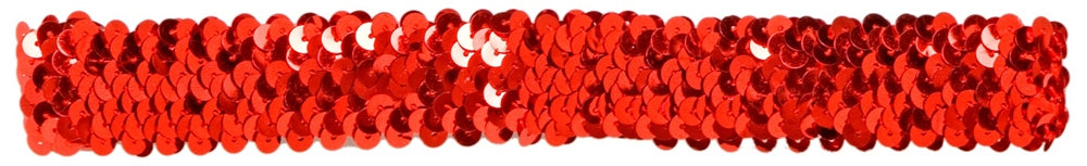 Charleston Pailletten Stirnband rot - 3
