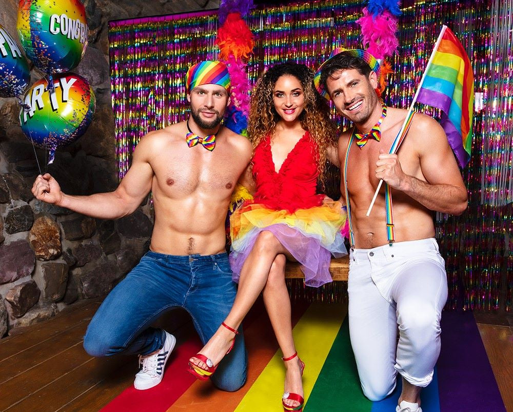 Kurzer Regenbogen Tüllrock mehrlagig - 3