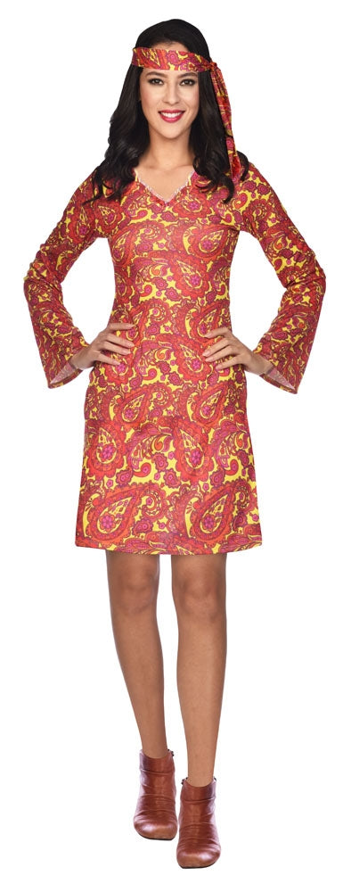 Hippie Girl Lindsey Damenkostüm - 1