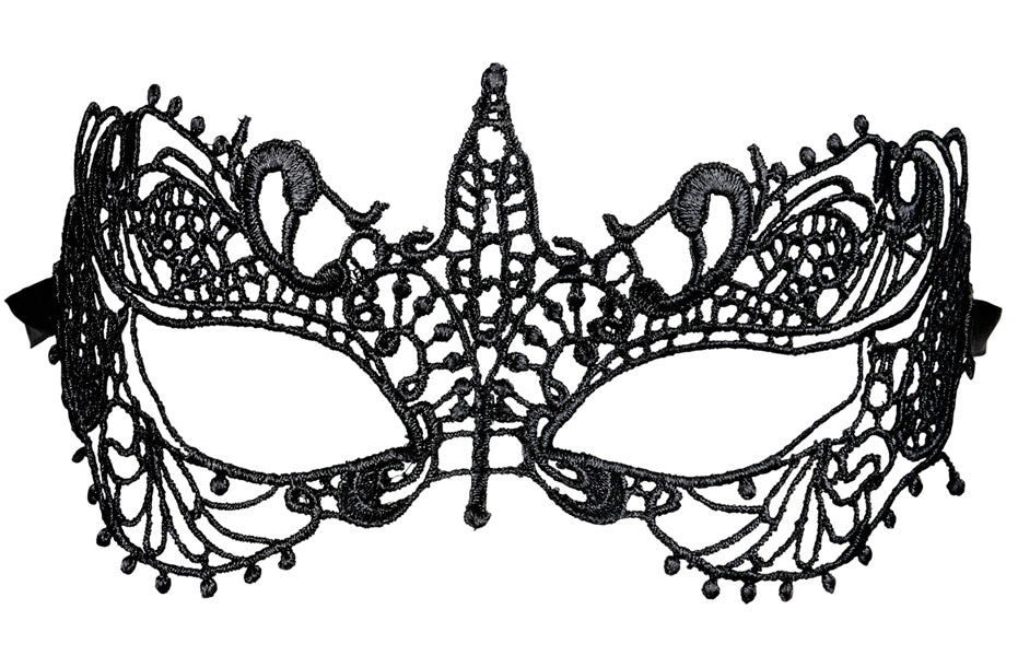 Gala Augenmaske schwarz für Damen - 1