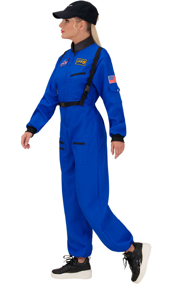Blaue Astronautin Damenkostüm - 2