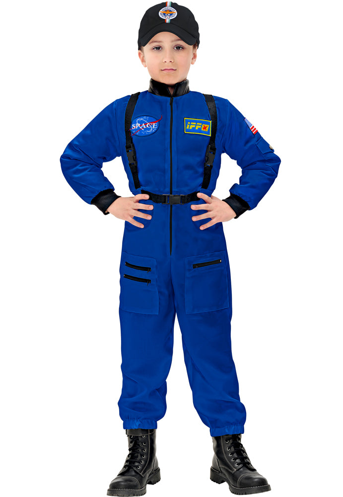 Blauer Astronaut Kinderkostüm - 1