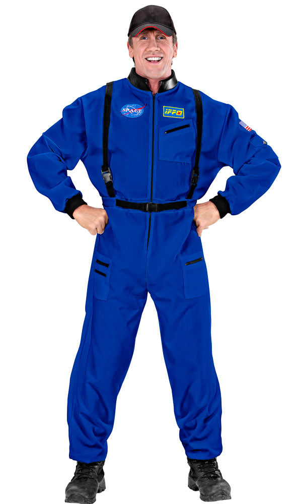 Blauer Astronaut Herrenkostüm - 5
