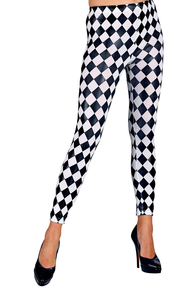 Rautenmuster Leggings für Damen - 1
