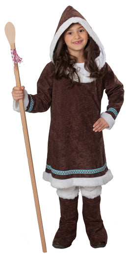 Eskimo Mädchen Kinderkostüm - 1
