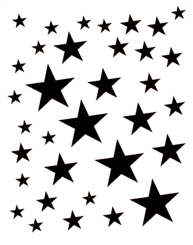 Facepainting Schablone Stardance - 1