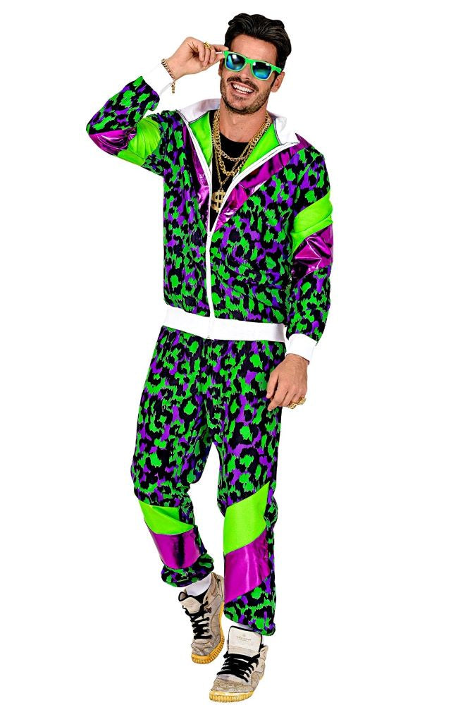 80er Jahre Trainingsanzug green Animal Unisex - 4