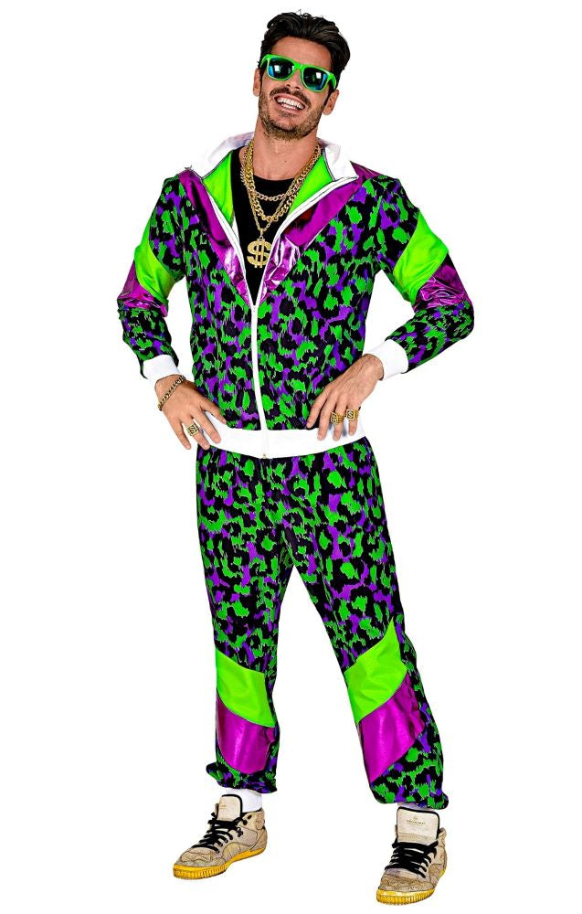 80er Jahre Trainingsanzug green Animal Unisex - 2