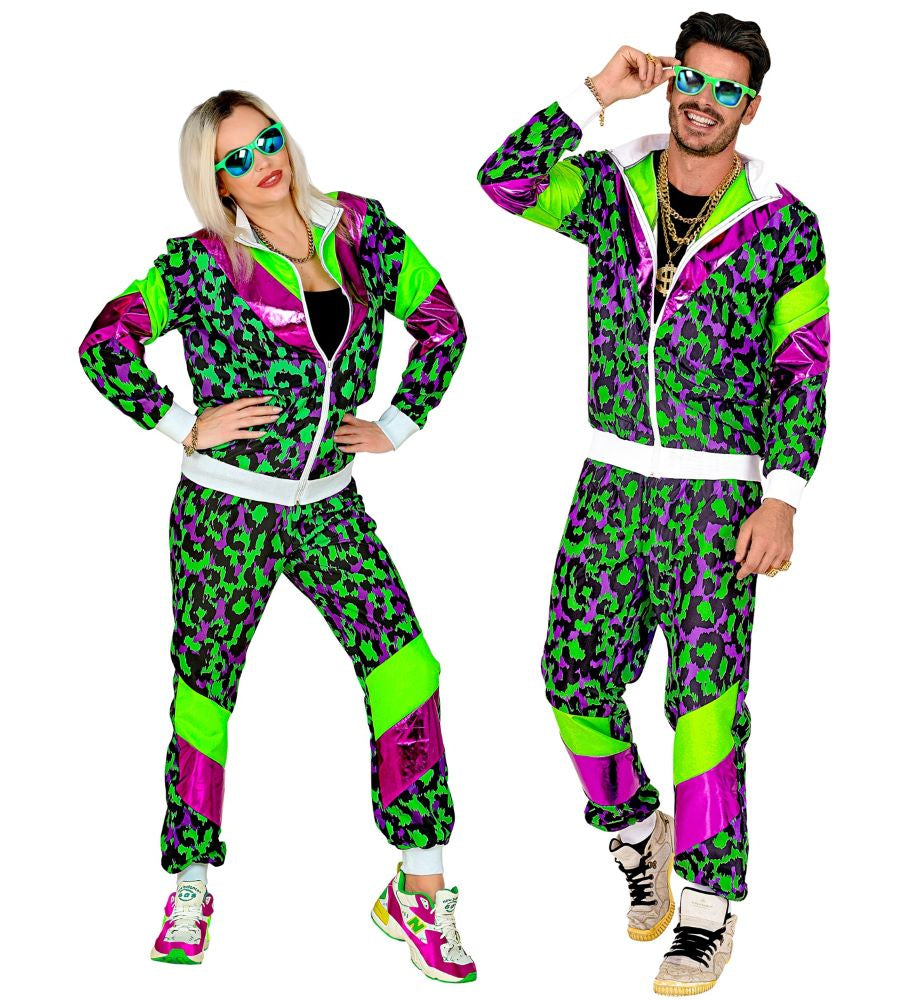 80er Jahre Trainingsanzug green Animal Unisex - 1