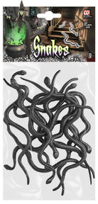 12 Kriechende Halloween Nattern 12,5cm 4