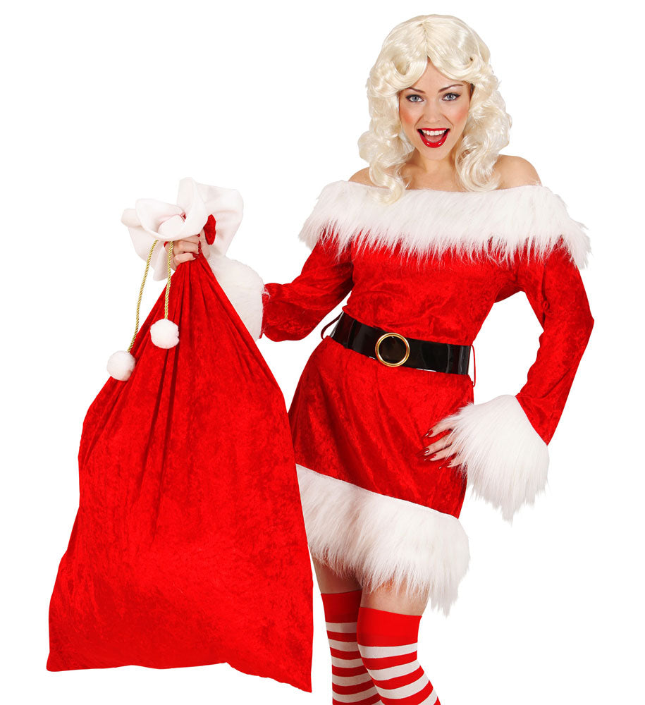 Weihnachtssack rot 60x100cm - 4