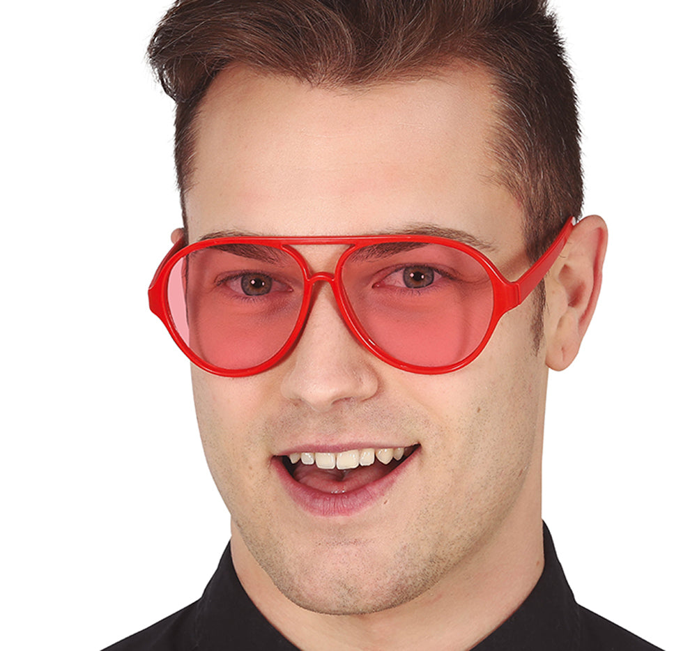 Rote Piloten Partybrille - 1