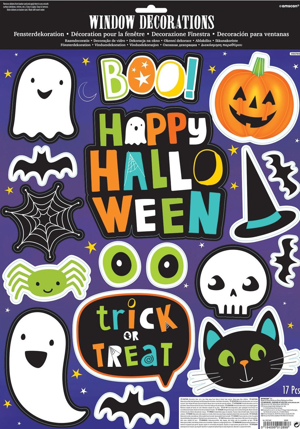 17 Halloween Freunde Fenstersticker 1