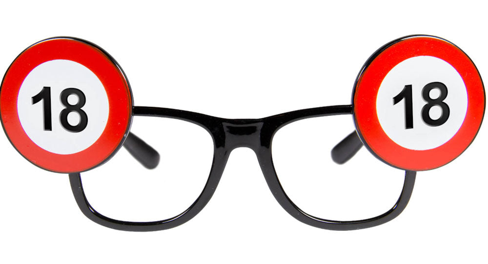 Verkehrsschild 18 Brille - 1