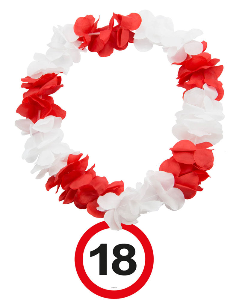 18er Schild Blumenkette - 1