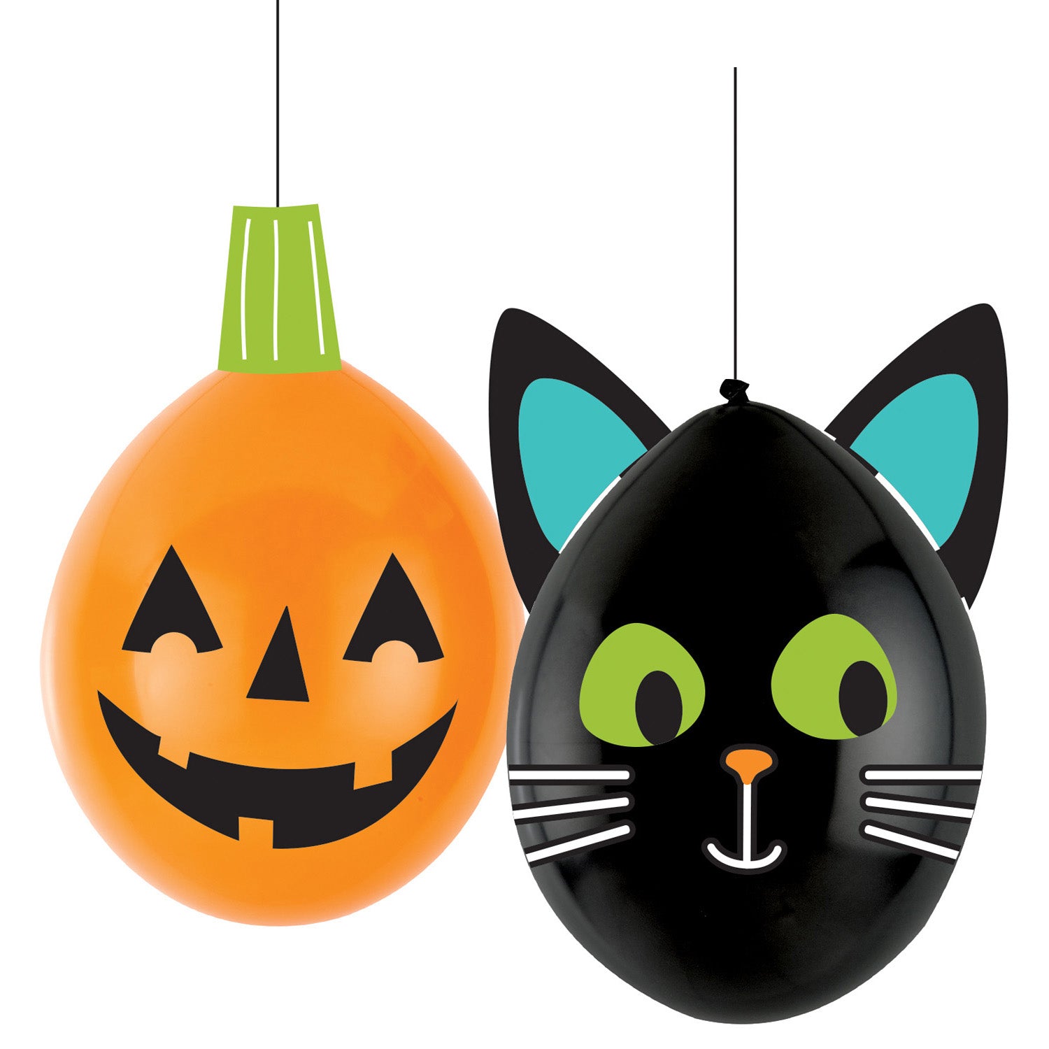 2 DIY Halloween Freunde Ballons 30cm 1