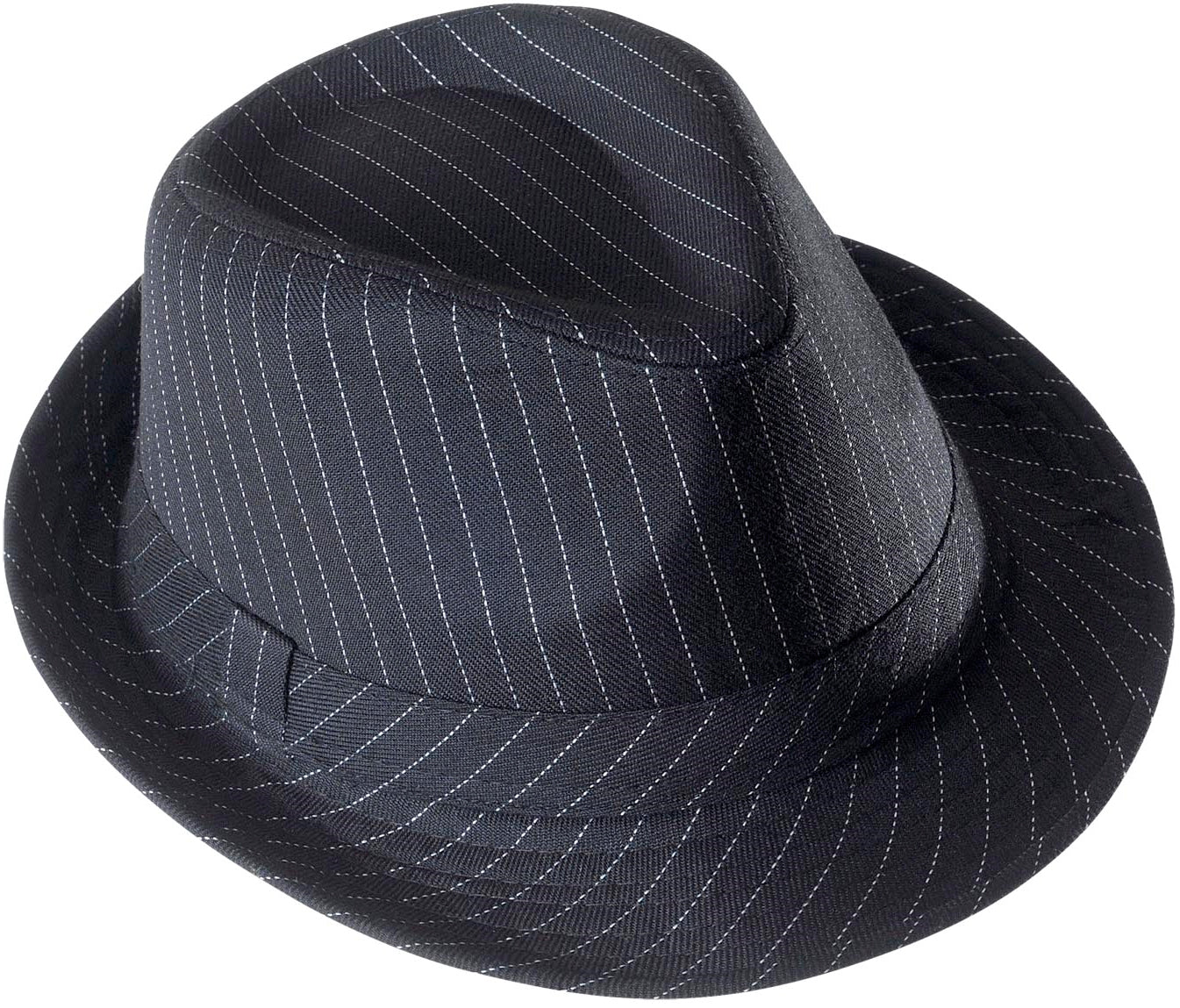 Premium Gangster Hut mit Nadelstreifen - 1