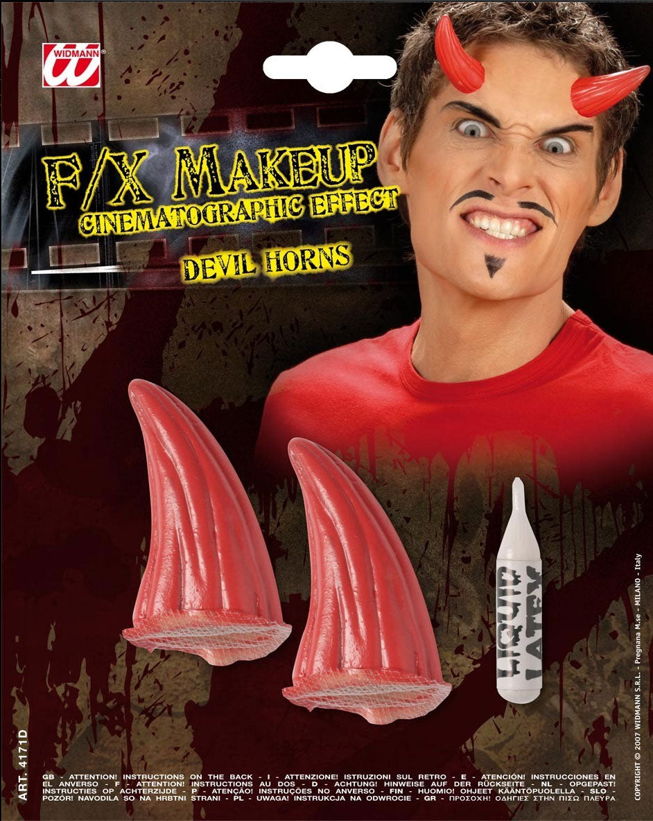 FX Special Make-up Rote Teufelshörner - 2