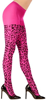 Leopard Strumpfhose pink 40 den - 2