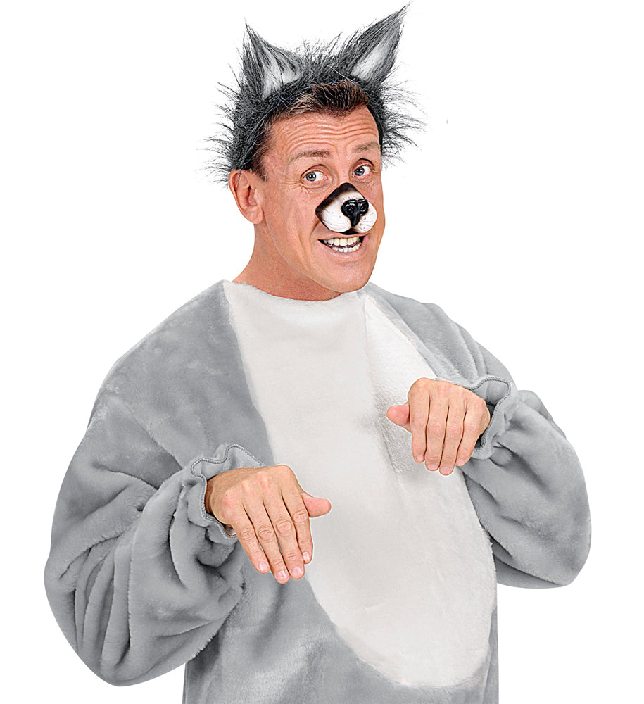 Wolfsohren Haarreif aus Plüsch - 4