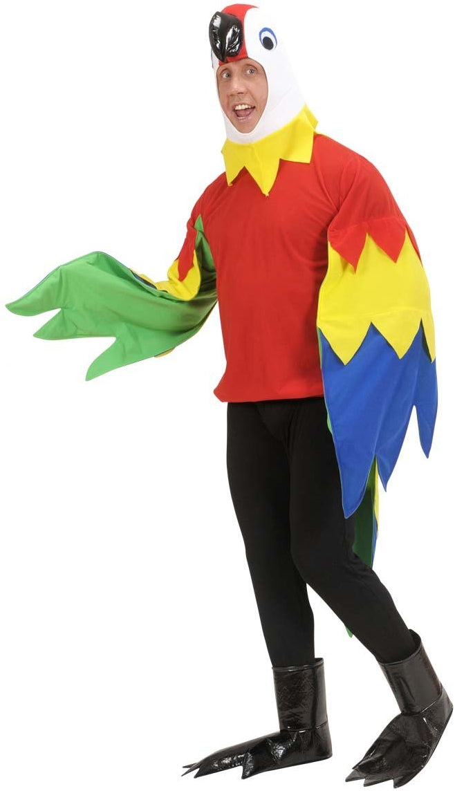 Bunter Papagei Kostüm für Erwachsene - 1