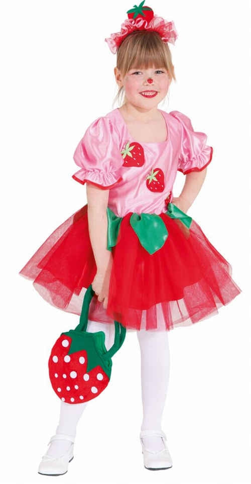 Erdbeer Kinderkostüm - 1