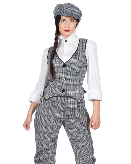 20er Jahre Hosenanzug für Damen kariert - 1