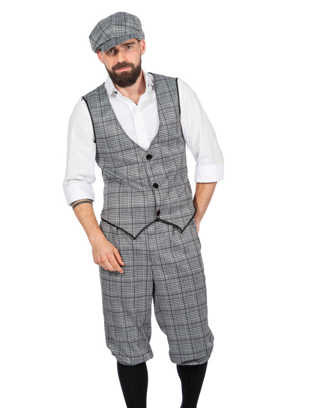 20er Jahre Outfit Herrenkostüm kariert - 1