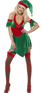 Sexy Weihnachts Elfe Damenkostüm - 1