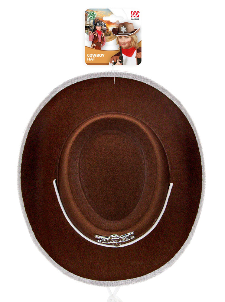 Brauner Sheriff Cowboy Hut für Kinder - 2