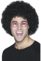 Klassische Afro Perücke in Schwarz - 1