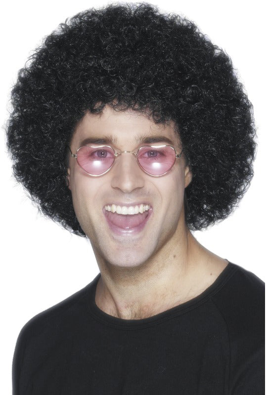 Klassische Afro Perücke in Schwarz - 1