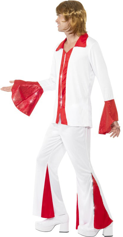 Super Trooper Herren Kostüm weiß/rot - 2