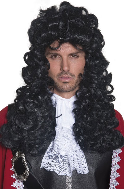 Black Captain Piraten Perücke - 1