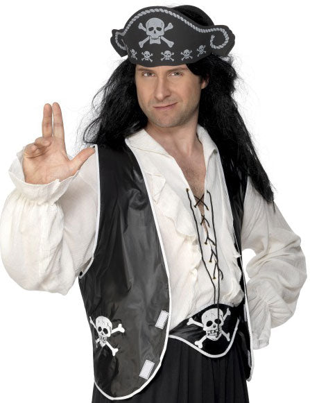 Captain Black Piraten-Set dreiteilig - 1