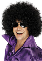 Disco Daddy Afro Perücke schwarz - 1