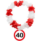 40er Schild Blumenkette - 1