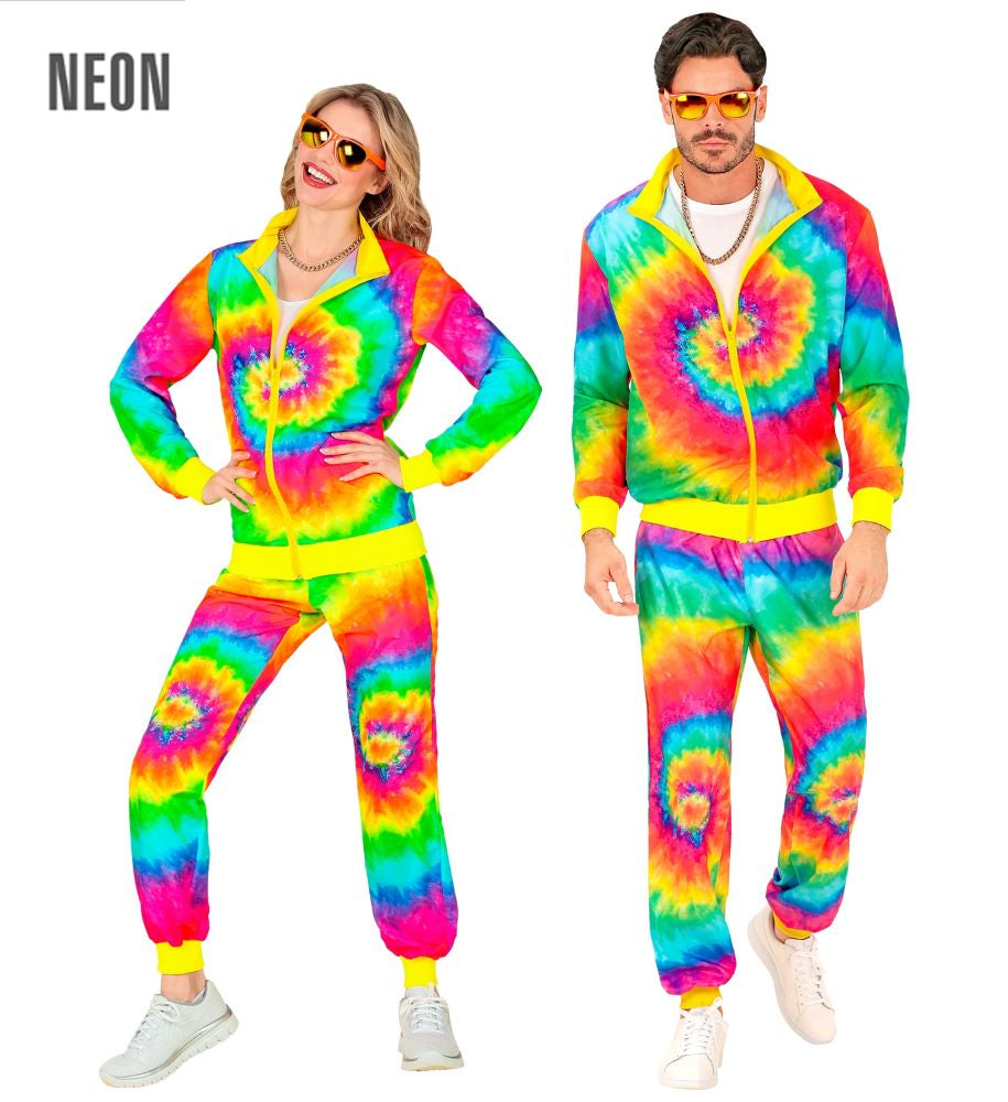 Batik Neon Rainbow Trainingsanzug unisex - 1