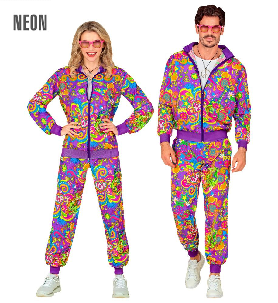 Flower Power Neon Trainingsanzug unisex - 1