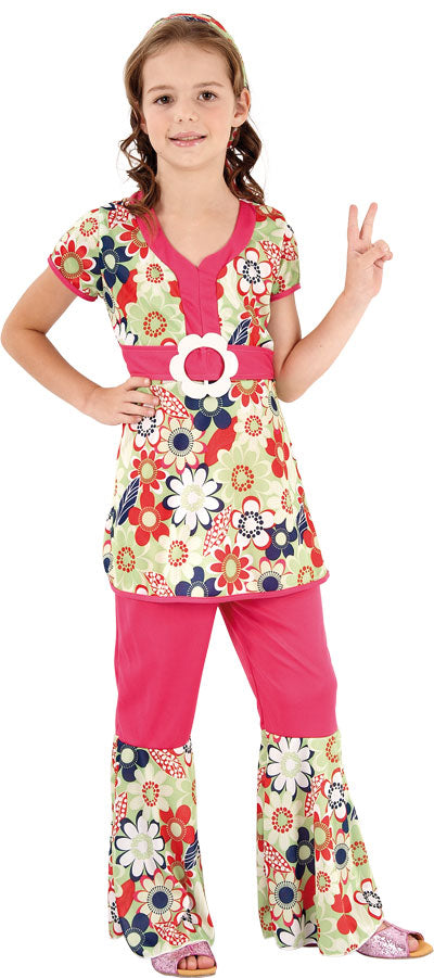 Blossom Hippie Girl Kostüm - 1