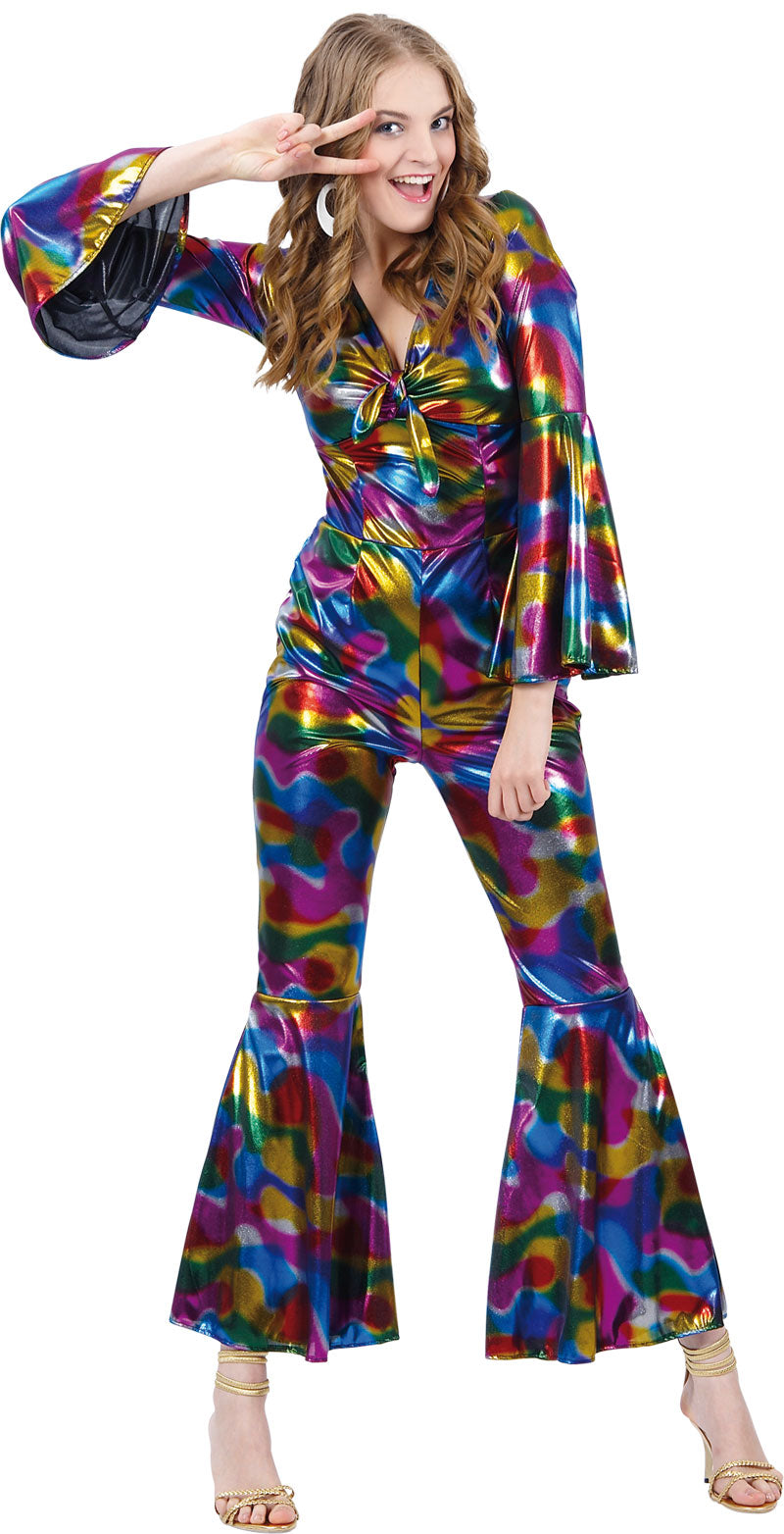Rainbow Lightning Disco Jumpsuit - 1