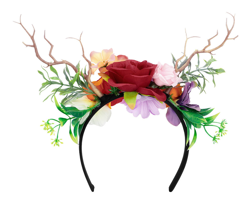 Diadem mit Blumen und Zweigen - 3