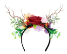 Diadem mit Blumen und Zweigen - 3