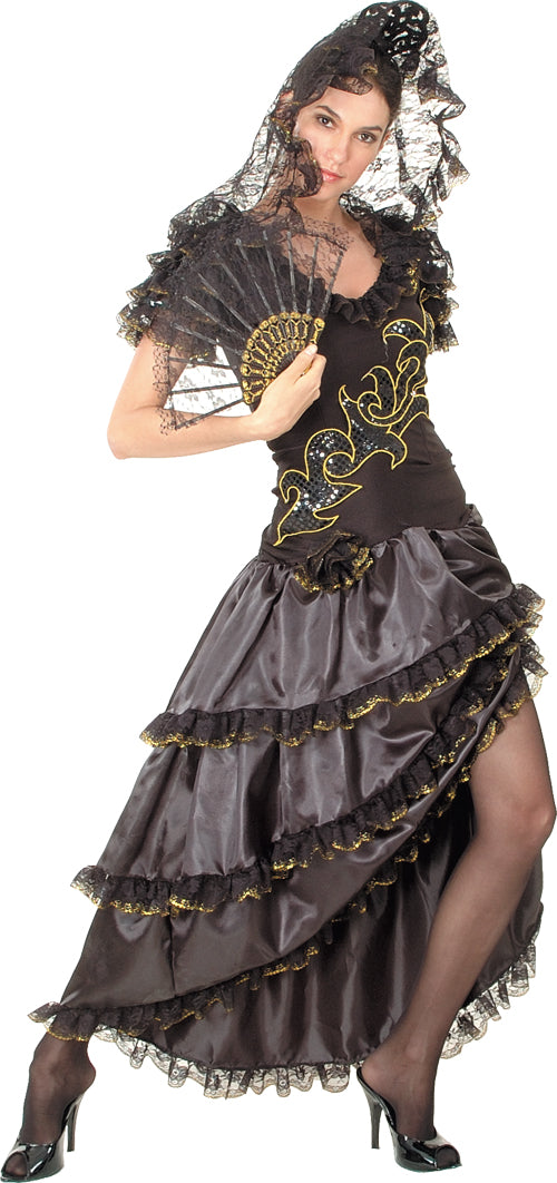 Black Rumba Queen Kostüm - 1