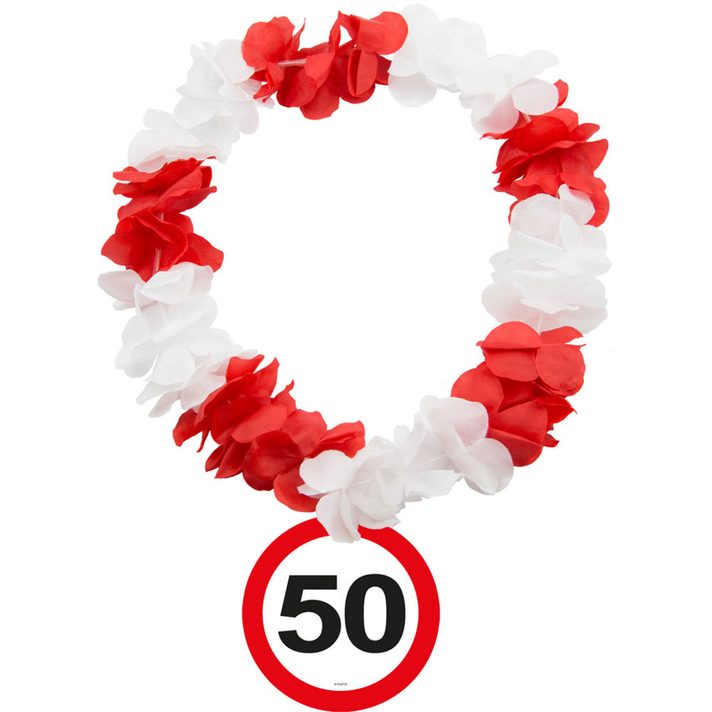 50er Schild Blumenkette - 1