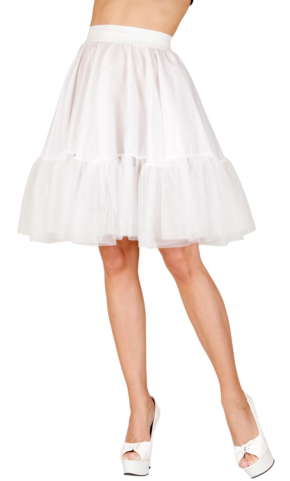 50er Jahre Petticoat weiß - 1