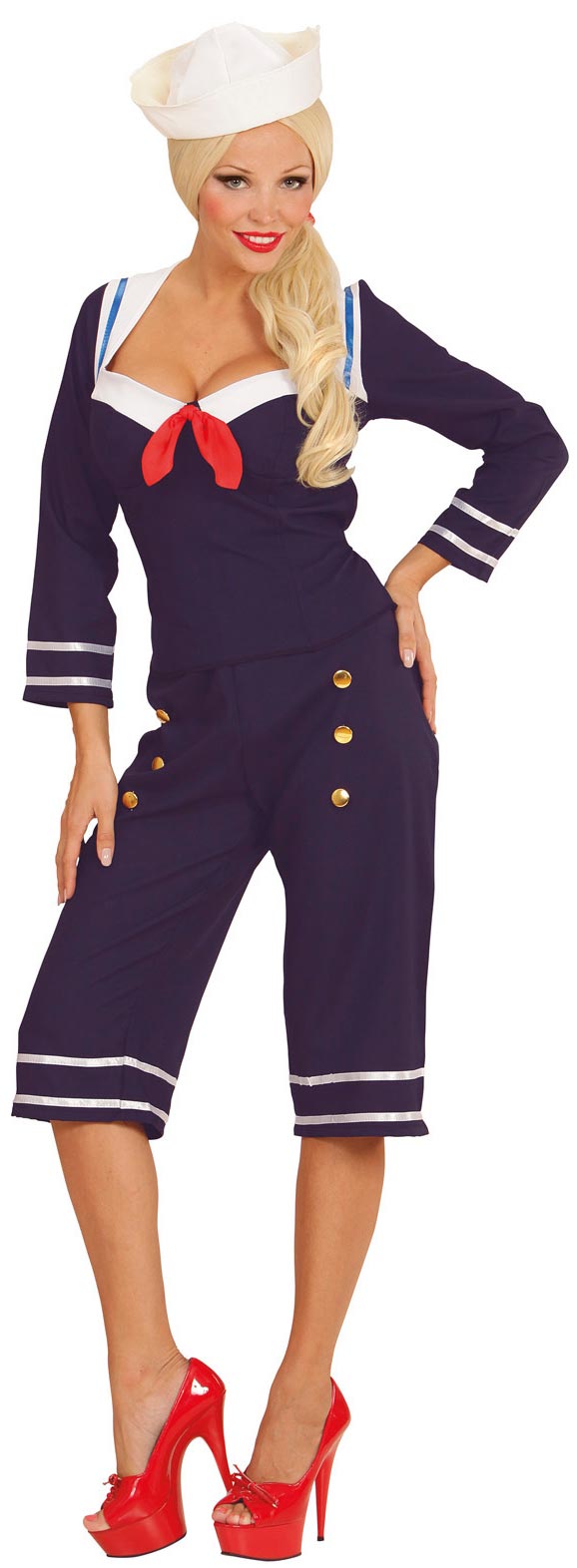 50er Pin-up Sailor Girl Kostüm - 2